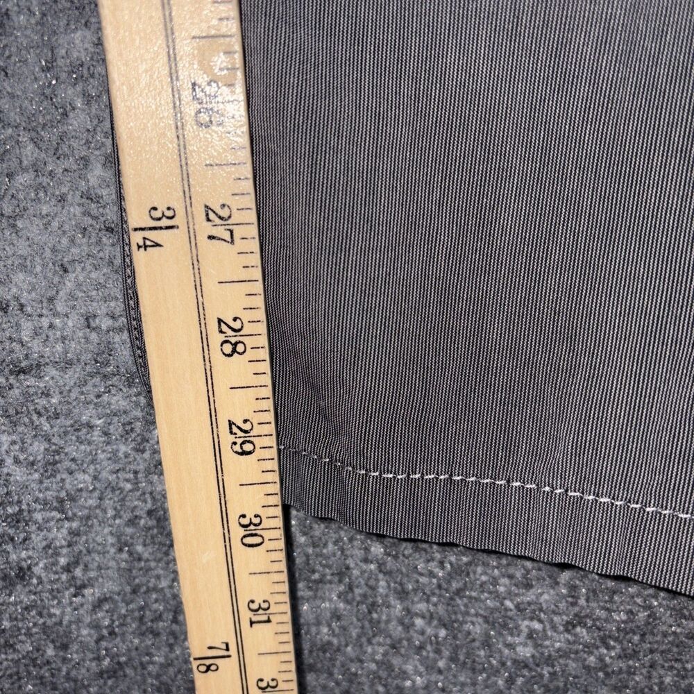 John Varvatos Pants Mens size 35 Gray Casual Straight Lightweight Striped Flawed - Picture 8 of 10